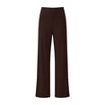 thumbnail image 4 of Sokhug High Waist Wide Leg Athletic Pants for Women Soft Stretch Straight Leg Yoga Trousers Casual Quick Dry Slim Fit Loungewear Pants, 4 of 5