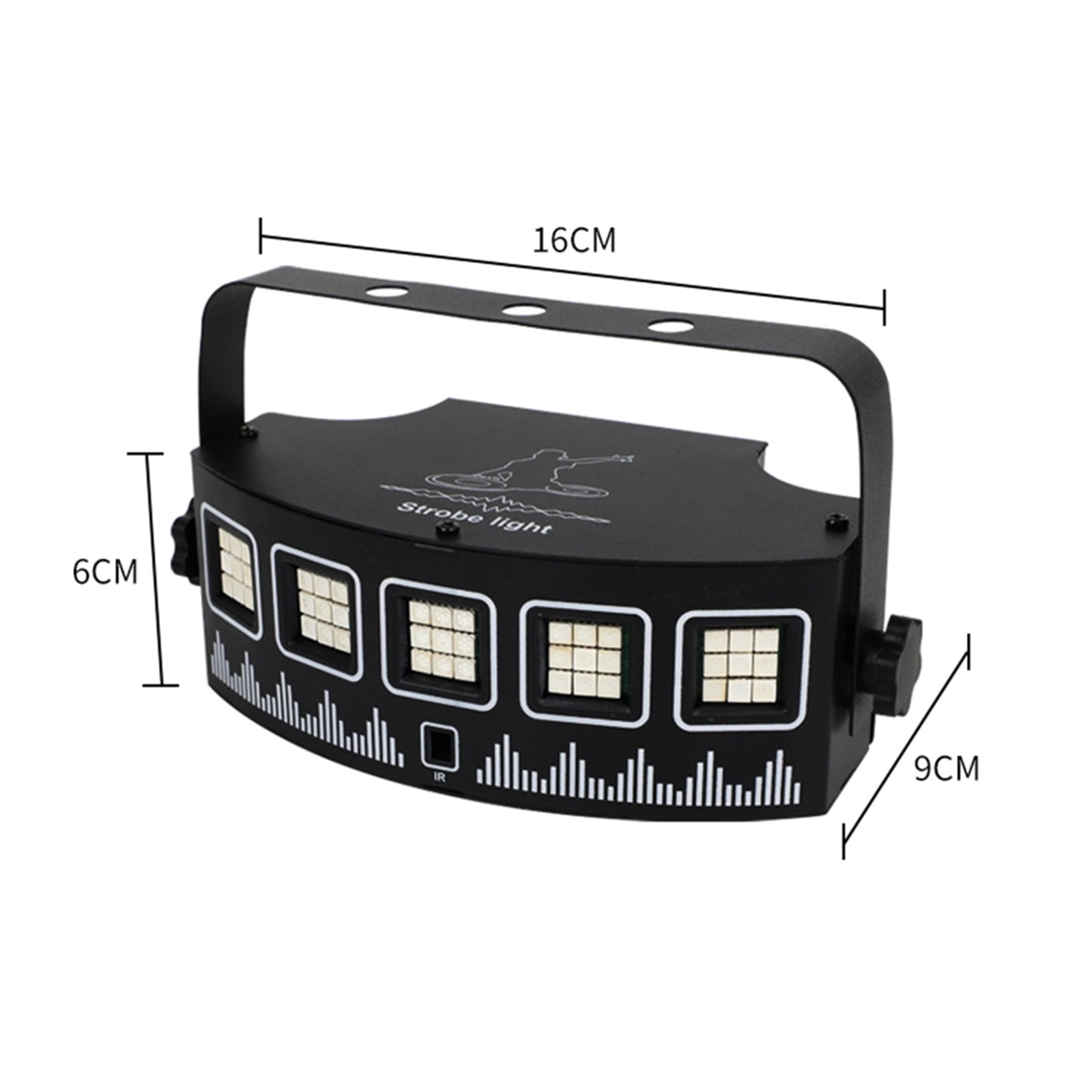 USB DJ Strobe Light With Remote For Disco Party Holiday Xmas Music Club Bar Dance Sound Activated Flash LED RGB Stage Lighting