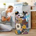thumbnail image 5 of Yayeee Freestanding Laundry Hamper with Handle Collapsible Large Storage Basket for Clothes, Beige Flowers, 5 of 7