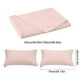 thumbnail image 3 of Láminas De Fibra Juego de sábanas de poliéster de 3 piezas con 2 fundas de almohada, 150x230 cm, color liso, lavables, para colchón estándar (rosa claro). Rkxzt, 3 of 9