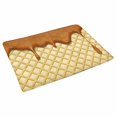 thumbnail image 2 of MKHERT Funny Waffle Chocolate Yummy Dessert Doormat Rug Home Decor Floor Mat Bath Mat 30x18 inch, 2 of 3