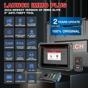 LAUNCH X431 IMMO Plus 2024 Key Fob Programming Tool Car Diagnostic Scanner with PROG3 Bi-directional, ECU Coding, 39+ Services, 2 Years Free Update