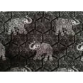 thumbnail image 4 of oneOone Cotton Cambric Fabric Elephant Block Printed Craft Fabric BTY 56 Inch Wide, 4 of 4