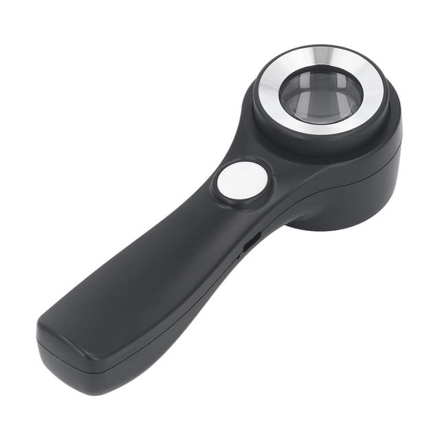 Avanzado De Mano De Mano, Lupa Liviana aleación De Aluminio USB Aleado 60x Aumento Para La Lectura Para La Observación