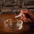thumbnail image 2 of 4x Glass Ashtray-transparent Glass Ashtray For Cigarette Ashtrays For Private, 2 of 5