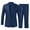 N55-Navy, variant on Men's 2 Piece Suit Set Mens Suit Elegant Solid Color One Button Slim Fit Party Blazer Jacket Pants Set Formal Tuxedo Suits Jogging Tracksuit Outfits