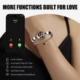 thumbnail image 4 of TOTWOO Long Distance Bracelets for Couples, Vibration & Light Up Bracelet, Montain & Sea Long Distance Relationship Gifts for Girlfriend Boyfriend, 4 of 7