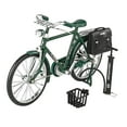 thumbnail image 1 of Modelo de bicicleta Retro 1:10, decoración de bicicletas de aleación, modelo de simulación de bicicleta, juguete de bicicleta para casa de muñecas , Verde, 1 of 9