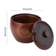 thumbnail image 1 of Tarro de especias de madera, tarro de especias de madera maciza condimento olla azucarera con cuchara y tapa, utensilios de cocina accesorios de cocina Ecomeon no, 1 of 6
