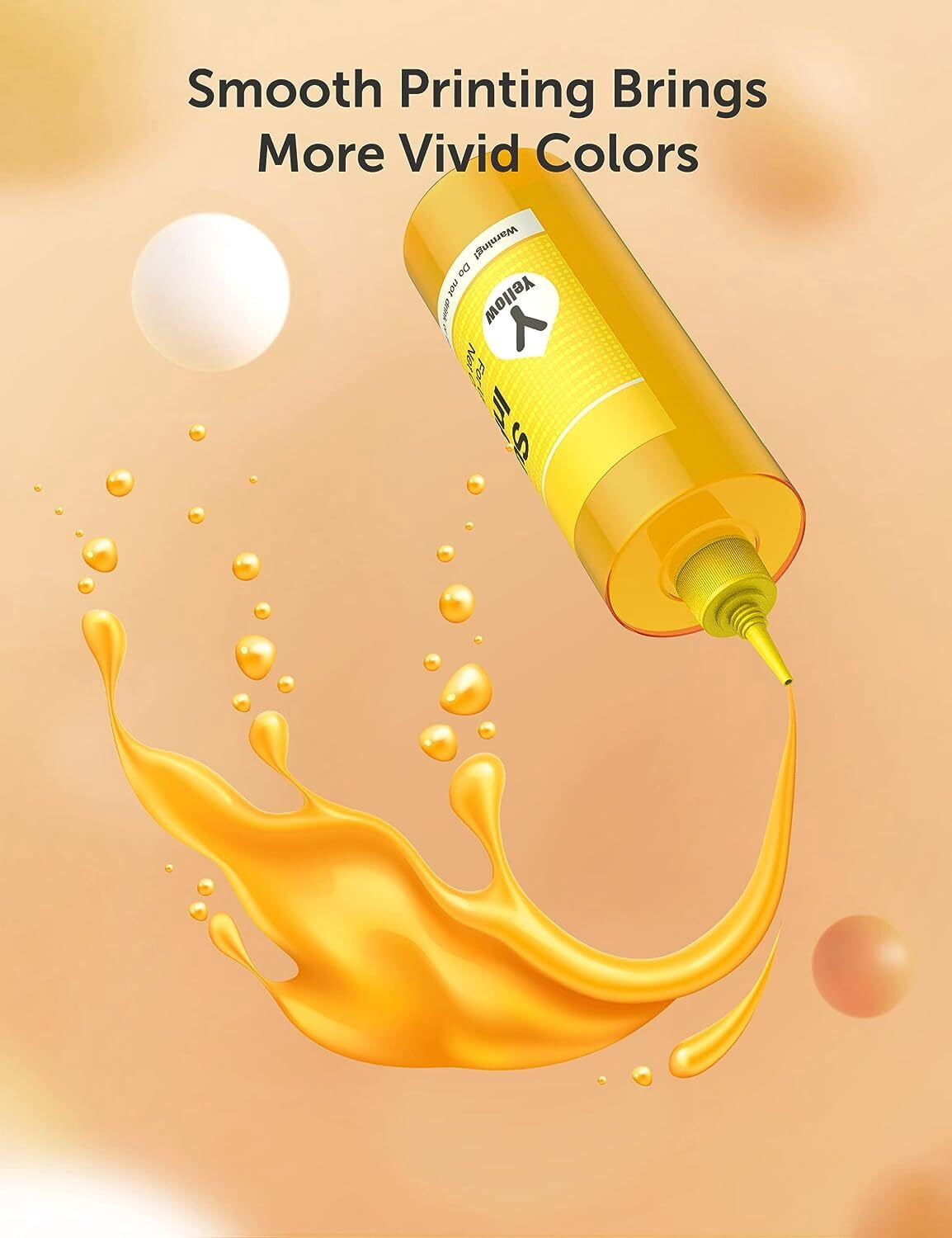 Hiipoo Sublimation Ink 2000ml Refill Bottles, Compatible with ET2760/ET2720/ET2803 & WF7710/C88/C88+ Printers, Heat Transfer for T-Shirts, Mugs, Plates, DIY Gifts (BK/C/M/Y)