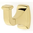 thumbnail image 5 of Alno A6580-PC Cube 1-1/4" Wide Modern Single Wall Mount Solid Brass Robe Bath Towel, 5 of 6