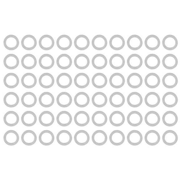 Oubit Flat Washer,60Pcs Washer Flat Stainless Stainless Steel Flat Washer Washer Ultimate Reliability