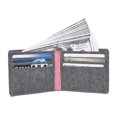 thumbnail image 4 of KAUKKO Men's RFID Blocking Bi-Fold Wallet GRAY, 4 of 4