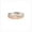 Rose Gold, variant on Womens Copper Zircon Inlay Folding Ring High Quality Elegant Fashion Jewelry Sparkling Statement Accessory Lux