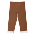 thumbnail image 4 of Zshosam Girl Leggings Toddler and Baby Girls Leggings Full Length Pants Stretchy Soft Tights Pants for Kids Size 12T 13T,(Brown 12-13 Years), 4 of 8