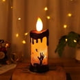 thumbnail image 4 of Halloween LED Candles, Flameless Battery Operated Halloween Decorations Indoor, Spooky Party Atmosphere Lights, 4 of 5