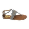 thumbnail image 3 of Victoria K Women's Fringed and Rhinestone Sandals, 3 of 5