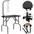 thumbnail image 3 of Yaheetech 31.7" Foldable Pet Grooming Table for Dog and Cat Trimming, Black, 3 of 9