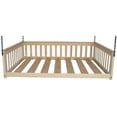 thumbnail image 2 of Kunkle Holdings LLC Pine Full Mission Hanging Daybed with Chain Black Natural, 2 of 5