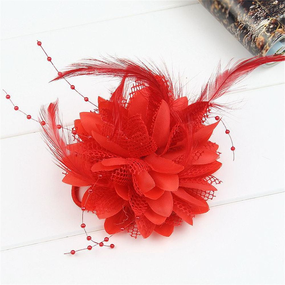 Children's Latin Dance Performance Fascinator Brooch Wrist Flower ...