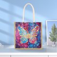 thumbnail image 3 of (AA1039) Bolso Mano Con Diamantes DIY Bolso Compras Lino Portátil Mariposa (con Vídeo), 3 of 9