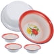 thumbnail image 4 of Juego de 5 tazones esmaltados reutilizables para aperitivos, ideales para camping, picnic y sopas., 4 of 7