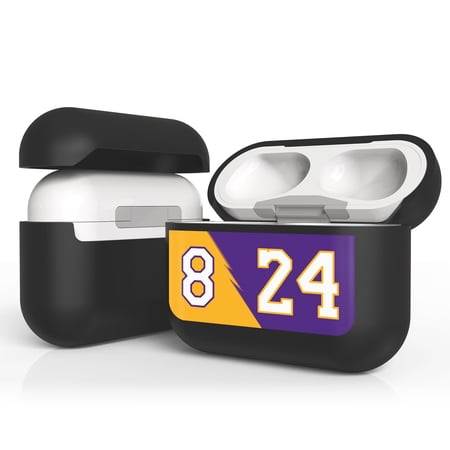 Beyond Cell Black Case Cover Designed for Airpods Pro Charging Case Protection - Basketball Number Gold 8 & Purple 24 price history on PriceWatchPro