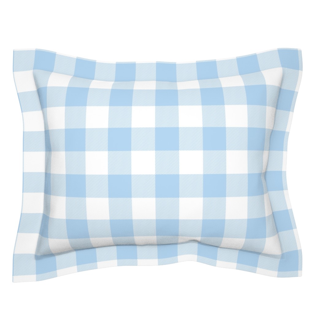 plaid euro pillow shams