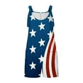thumbnail image 4 of Sakmal Shorts for Women Summer Hybrid Jumpsuits Independence Day Rompers Shorts with Pockets, 4 of 5