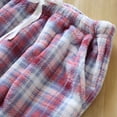 thumbnail image 5 of JLFKNG Capri Pants For Women Ladies Flannel Pajama Trousers Plaid Thickened Coral Warm Closing Trousers Home With Trousers Pockets Comfy Womens Clothing, 5 of 8
