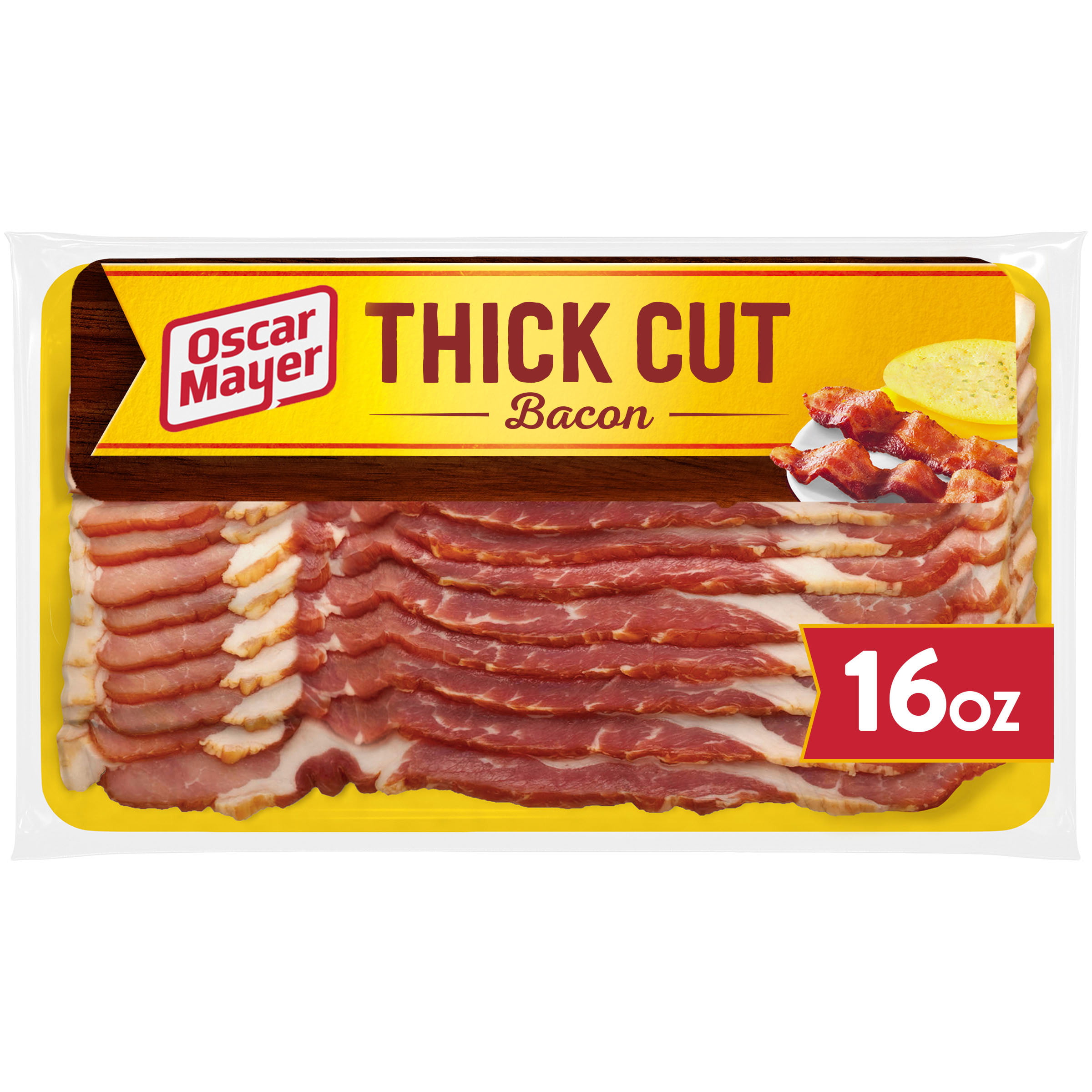 Oscar Mayer Naturally Hardwood Smoked Thick Cut Bacon, 16