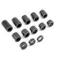 thumbnail image 1 of Mofun 13 piezas O.D. Espaciador de rueda de 1-1/8" para eje de 3/4" Compatible con las Bobbers y Choppers personalizadas de motocicletas Harley, 1 of 5
