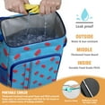 thumbnail image 2 of 20L Insulated Cooler Backpack for Ice Cream & Dessert - Leakproof Food Pattern Soft Cooler Bag for Summer Picnics, Camping & Beach, 2 of 5