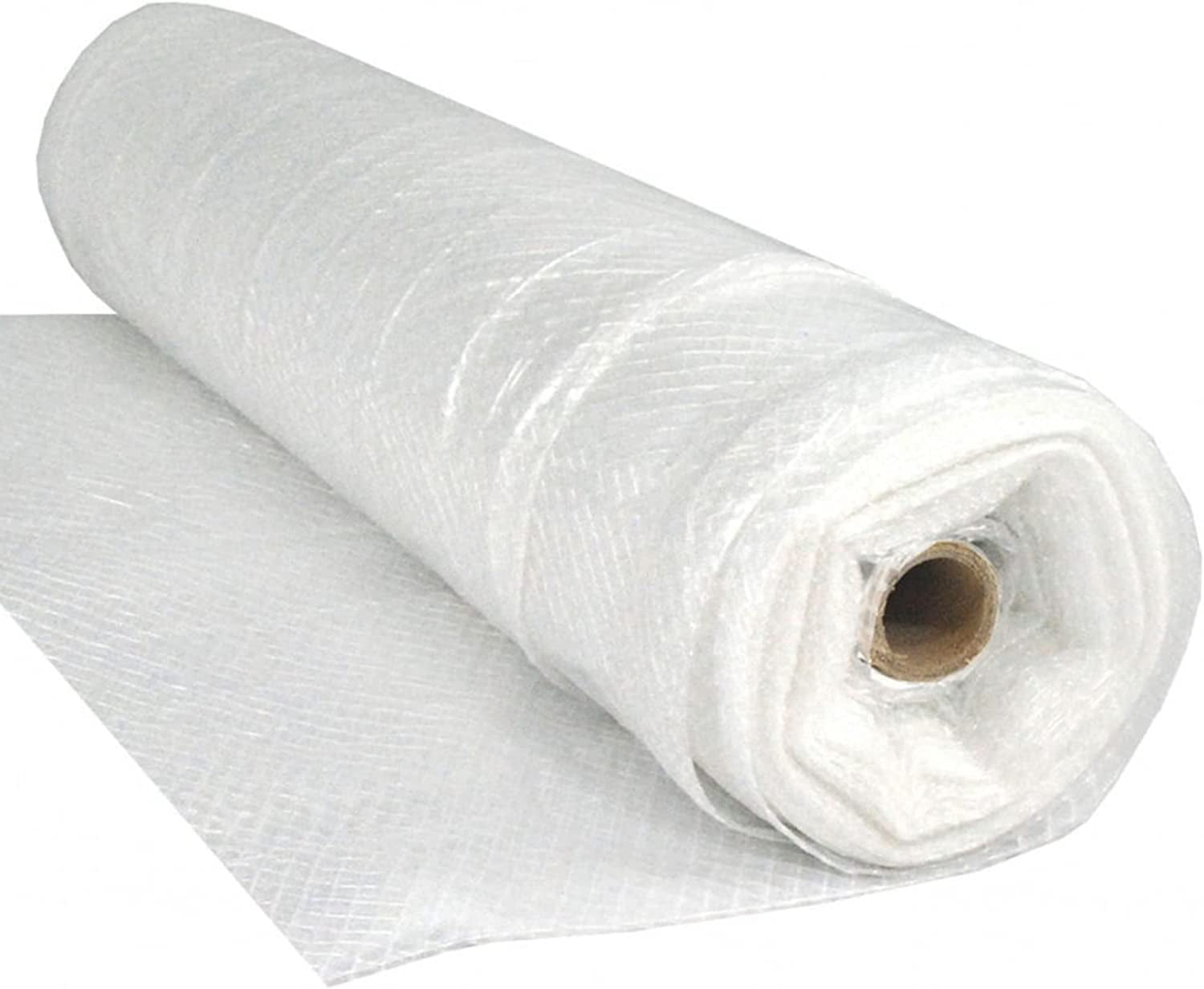 Farm Plastic Supply - Dura Skrim String Reinforced Clear Plastic Sheeting -  6 Mil - (6' x 100') - Reinforced Poly Film Tear Resistant, Weatherproof,  Vapor Barrier Polyethylene Roll for Construction 