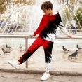 thumbnail image 4 of Aideaone Boys Hoodies Sweatshirts & Pants Set Kids 3D Graphic Printed Pullover Winter Outfit Set 6Y-14 Years, 4 of 7