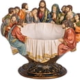 thumbnail image 3 of HomeRoots 468371 12.25 x 12 x 15 in. Brown Ivory & Gold Polyresin Decorative Bowl, 3 of 3