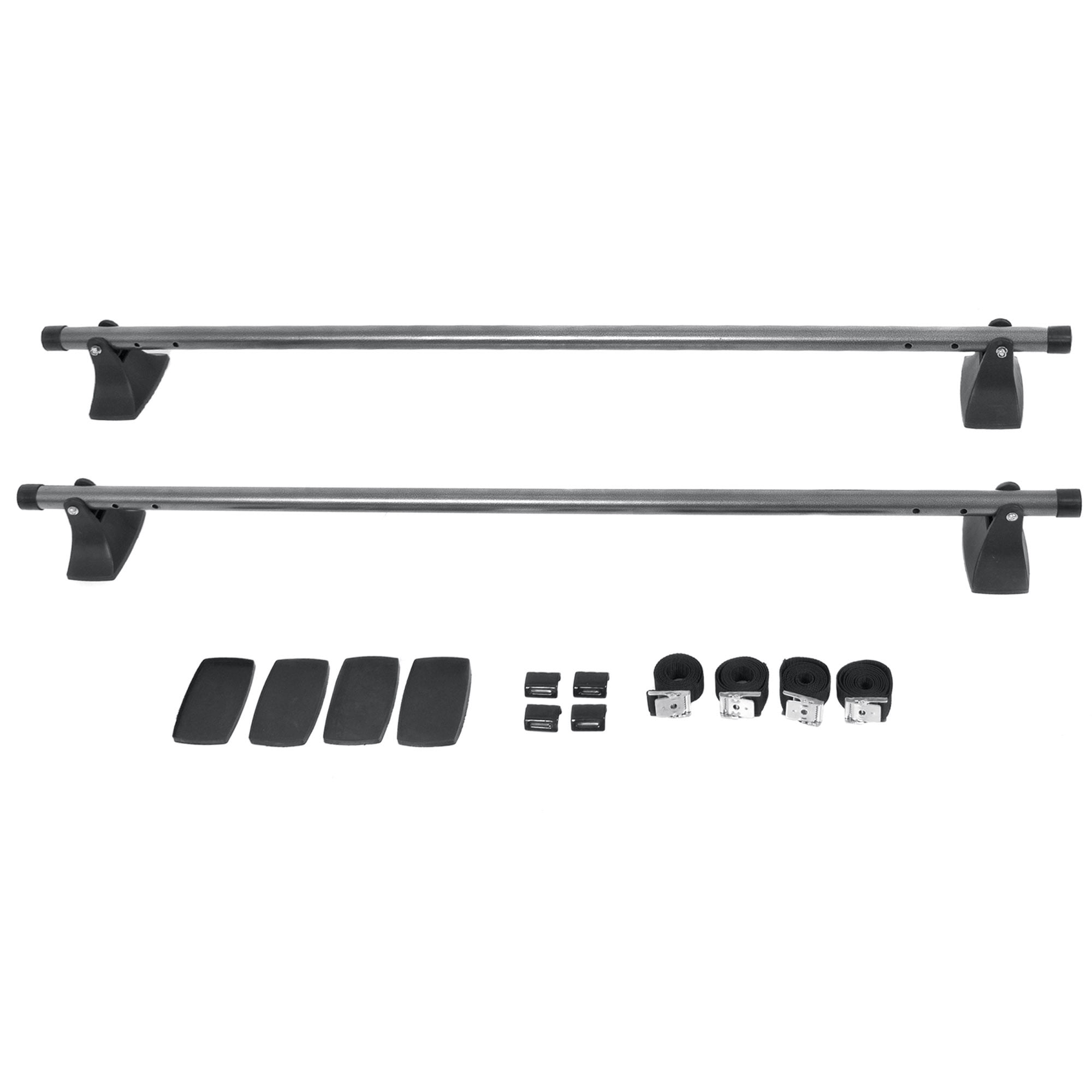 Best Choice Products 48in Adjustable Crossbar Car Top Roof Cargo Luggage Rack