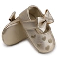 thumbnail image 1 of Calzado Antideslizante De Suela Blanda Para Bebé, Zapatos Bordados Con Patrón De Amor, Decoración De Lazo, Zapatos De Bebé Para Uso Diario Scienceny BA001214-04, 1 of 6