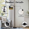 thumbnail image 6 of Arc Floor Lamp with Adjustable Lampshade Baseball Field Stadium Sport Games Crowded Bright Sky Standing Lamp 3 Color Temperatures Dimmable Tall Pole Lamp with Foot Switch for Bedroom, 6 of 8