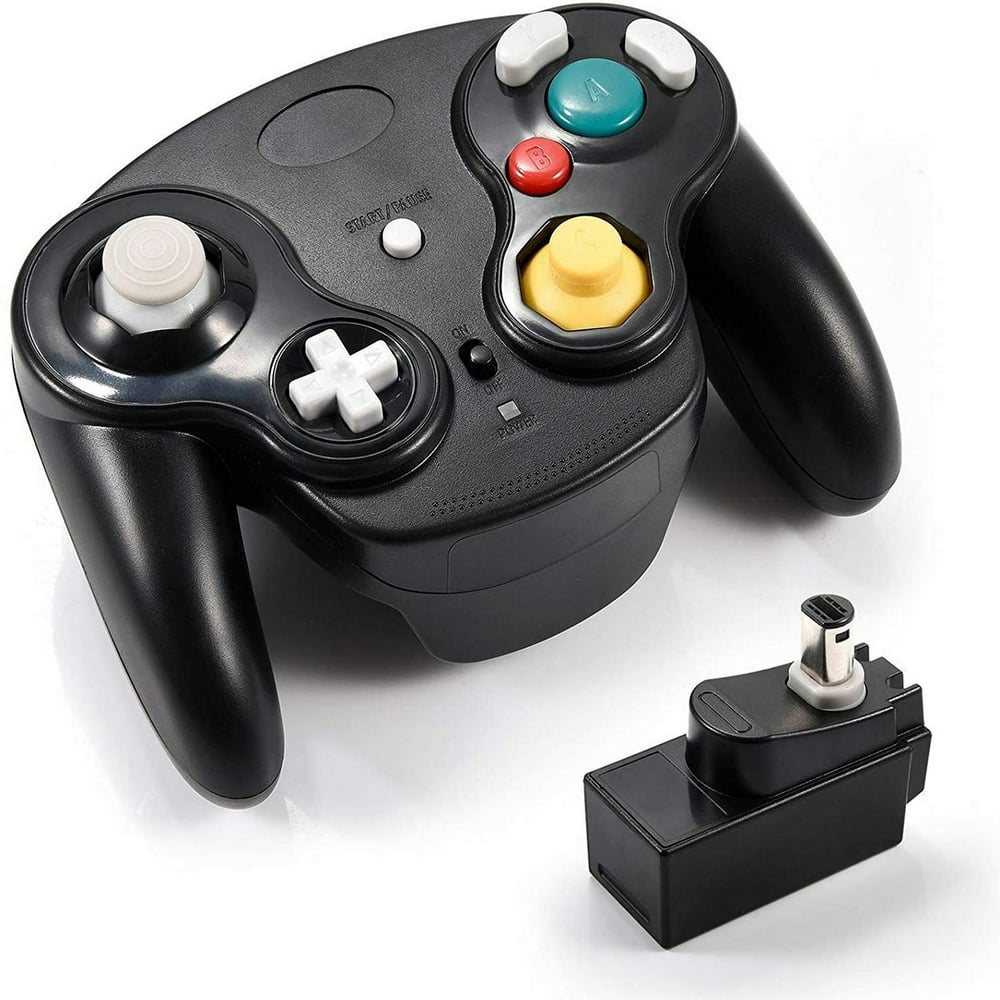 Luxmo Wireless Gamecube Controller With Receiver Adapter for GameCube