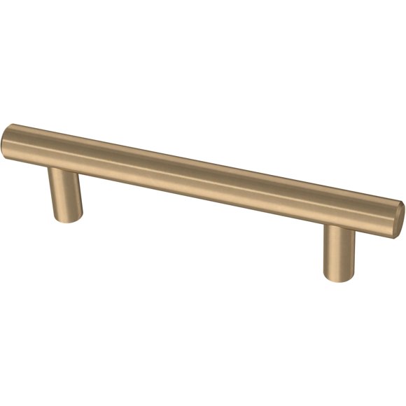 Tiradores para gabinete Franklin Brass, paquete de 5, 9,6 cm entre centros, bronce
