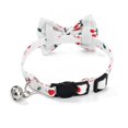 thumbnail image 3 of Apmemiss Clearance Cat Collars Cute Cat Bow Tie Collar with Bell Breakaway Cat Collar Detachable Bowtie Safety Pet Collar for Small Puppy Kitten Dog Christmas Gifts, 3 of 3
