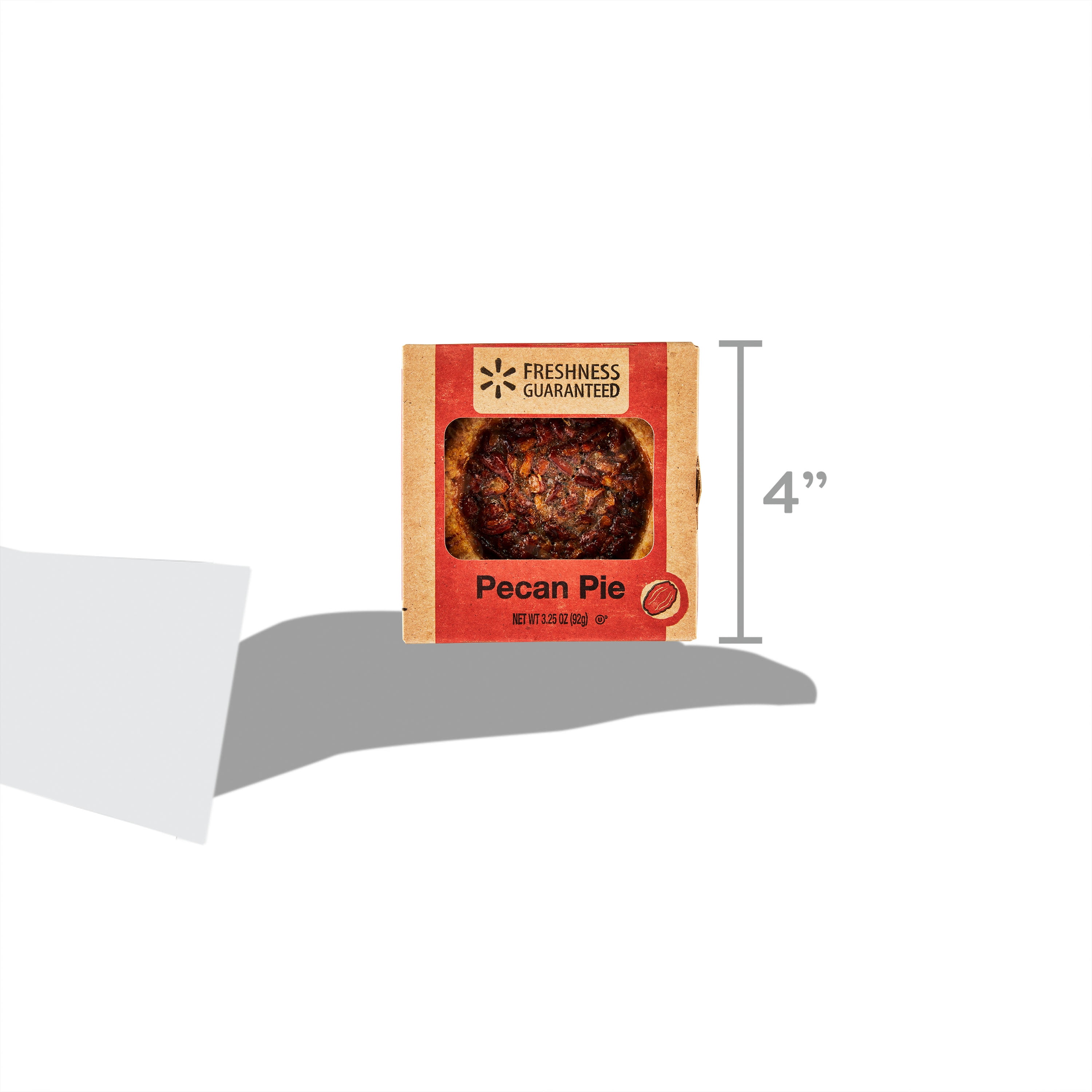 Freshness Guaranteed 4" Mini Pecan Pie, 3.25 oz, 1 Count, Baked, Paperboard Box, Shelf Stable