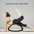 thumbnail image 3 of Yoga Wheel,Yoga Wheel for Stretching Stable and Non-Slip Yoga Wheel Roller Yoga Prop Wheel Stretching and Improving Backbends for Yoga Training Wheel Pose Designed Yoga Training, 3 of 5