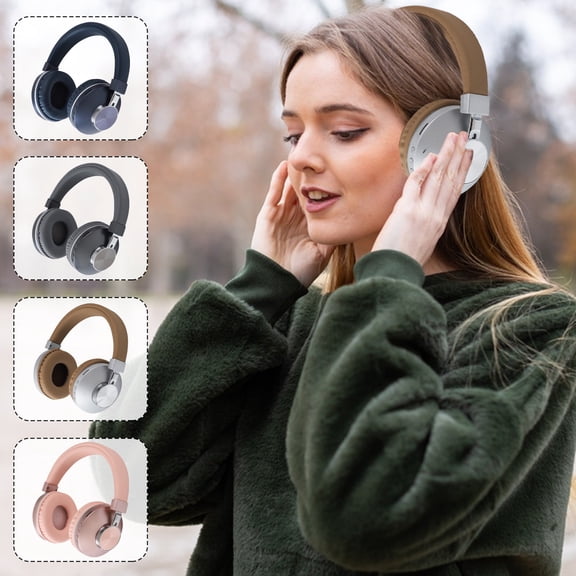 RFUGUG Over-Ear Bluetooth Gaming & Music Headphones - Deep Bass Wireless Experience for Immersive Audio in Games and Rich Soundtracks