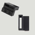 thumbnail image 3 of Guía de partes accesorios piso estrecha pista deslizante Negro Barn tapón de la puerta de pista deslizante dispositivo de límite de hardware tope de la puerta, 3 of 5