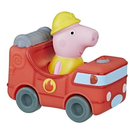 Peppa Pig Little Buggy Vehicle Preschool Toy, Peppa Pig in Firetruck