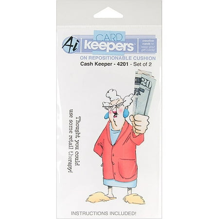 Art Impressions Cash Keepers Cling Rubber Stamp 8"X4"-Cash Keeper