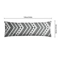 thumbnail image 2 of Boho Long Body Pillow Cover – Soft & Breathable Ethnic Fabric, Hidden Zipper, 20"x54", Stylish Abstract Tribal Print – Gift for Side Sleepers, Pregnancy, Home Decor, 2 of 3