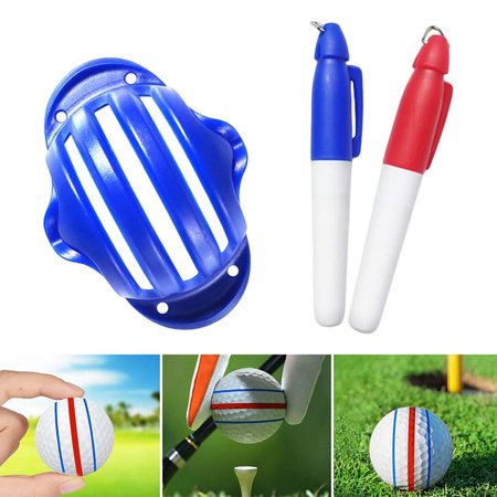 Golf Marker Tool Golf Ball Alignment Tools Putt Alignment Tool Blue with